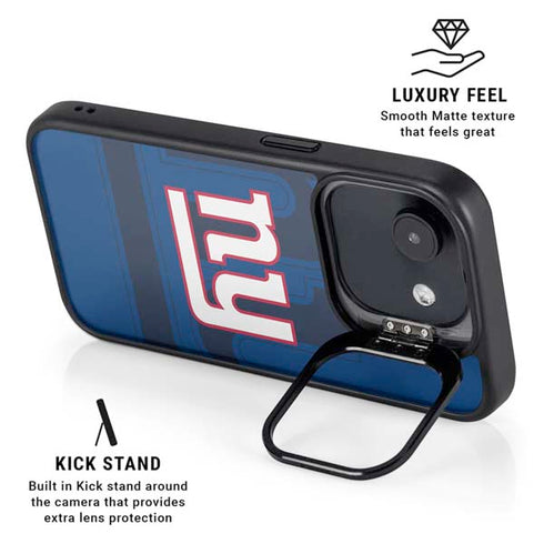 NFL New York Giants Double Vision iPhone 16e Kickstand Case