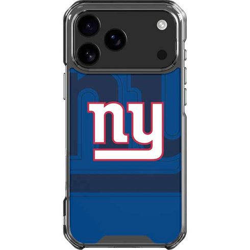 NFL New York Giants Double Vision iPhone 18 Pro Max Clear Case