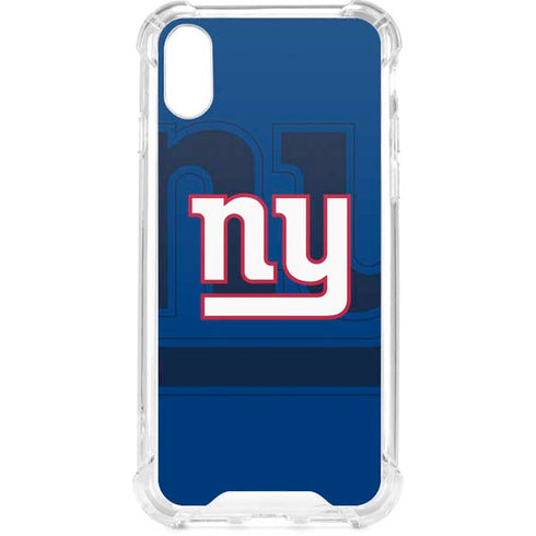 NFL New York Giants Double Vision iPhone XS Clear Case