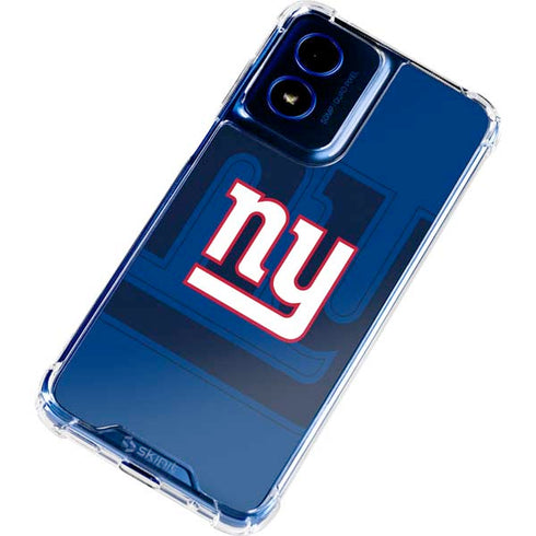 NFL New York Giants Double Vision Moto G 5G (2024) Clear Case