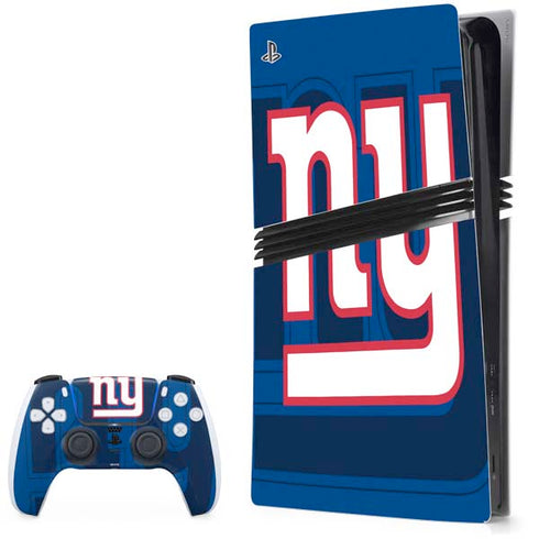 NFL New York Giants Double Vision PS5 Pro Bundle Skin