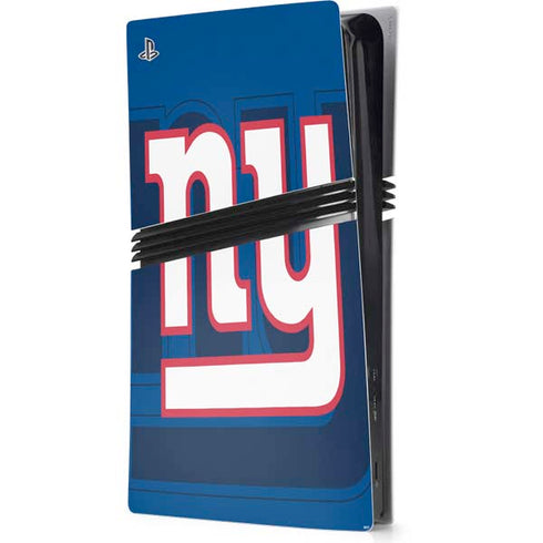 NFL New York Giants Double Vision PS5 Pro Console Skin