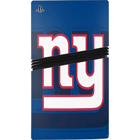 NFL New York Giants Double Vision PS5 Pro Console Skin