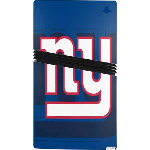 NFL New York Giants Double Vision PS5 Pro Console Skin
