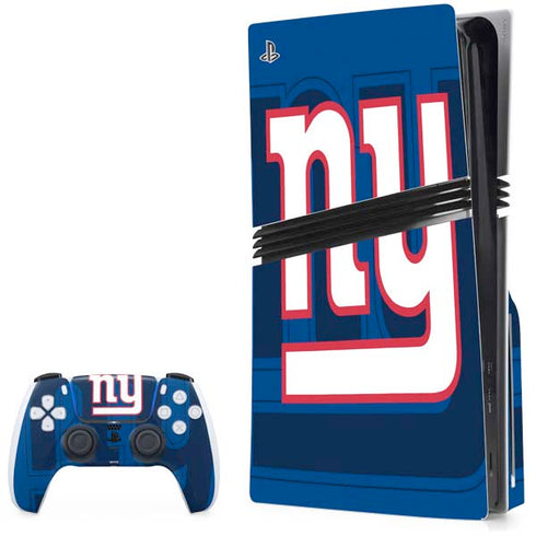 NFL New York Giants Double Vision PS5 Pro Disk Bundle Skin