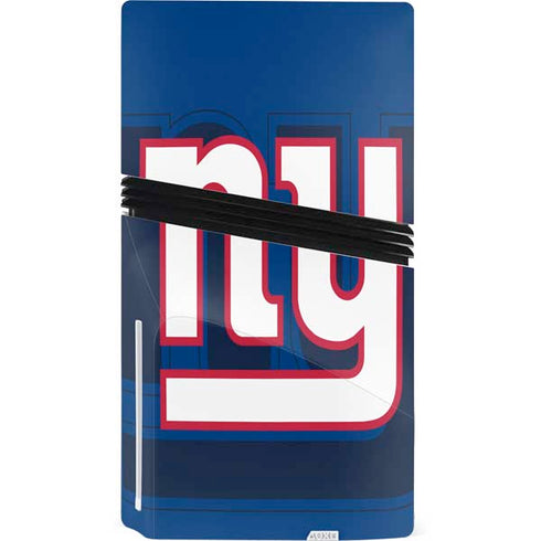 NFL New York Giants Double Vision PS5 Pro Disk Console Skin