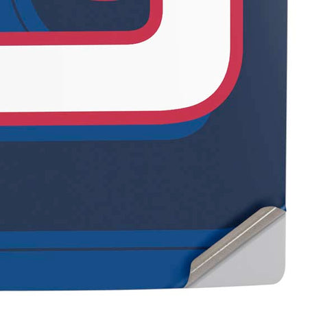 NFL New York Giants Double Vision PS5 Pro Disk Console Skin