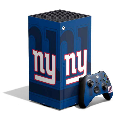 NFL New York Giants Double Vision XBox Series X Digital Edition Bundle Skin