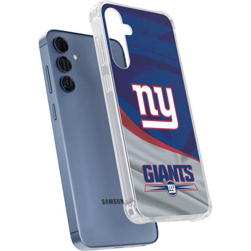 NFL New York Giants Galaxy A55 5G Clear Case
