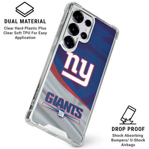 NFL New York Giants Galaxy S25 Ultra Clear Case