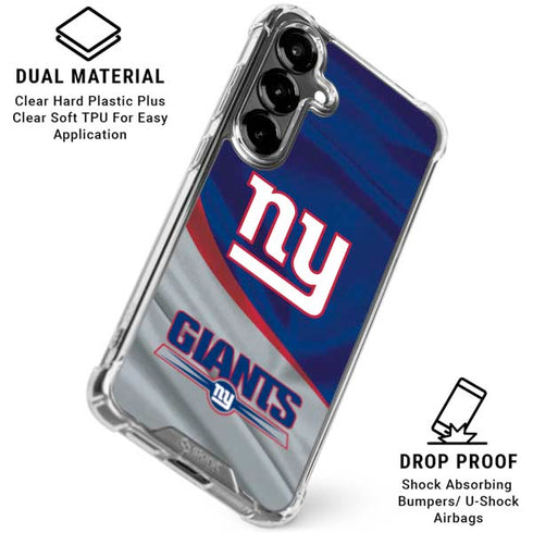 NFL New York Giants Galaxy S26 Plus Clear Case