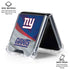 NFL New York Giants Galaxy Z Flip7 Clear Case