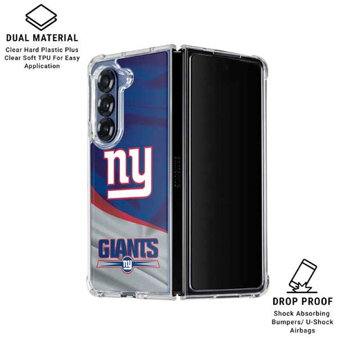 NFL New York Giants Galaxy Z Fold7 Clear Case