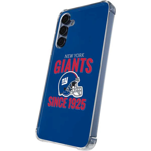 NFL New York Giants Helmet Galaxy A35 5G Clear Case