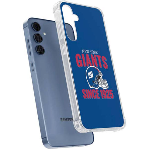NFL New York Giants Helmet Galaxy A35 5G Clear Case