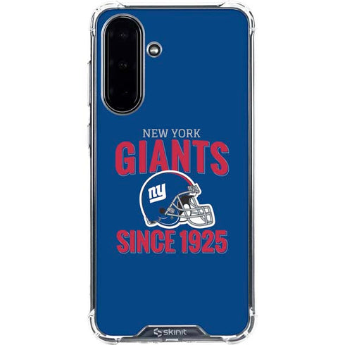 NFL New York Giants Helmet Galaxy A36 5G Clear Case