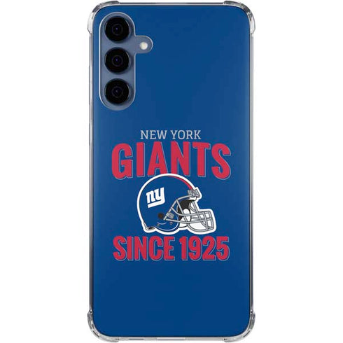NFL New York Giants Helmet Galaxy A55 5G Clear Case