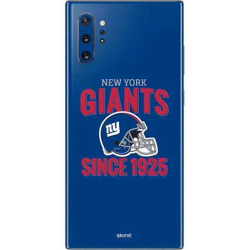 NFL New York Giants Helmet Galaxy Note 10 Plus Skin