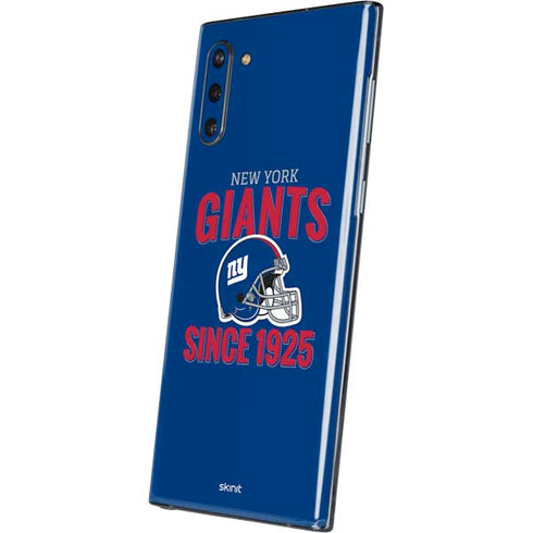 NFL New York Giants Helmet Galaxy Note 10 Skin