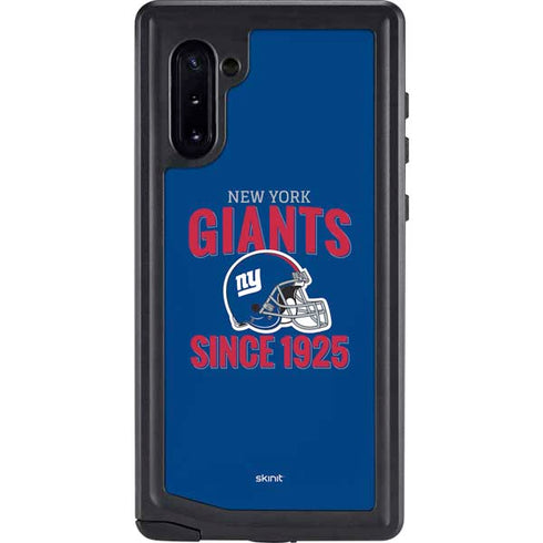 NFL New York Giants Helmet Galaxy Note 10 Waterproof Case