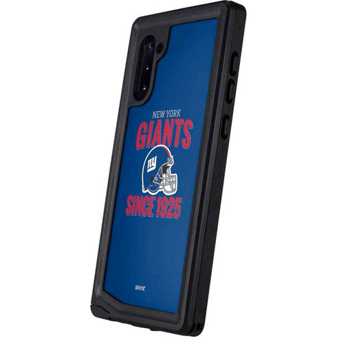 NFL New York Giants Helmet Galaxy Note 10 Waterproof Case