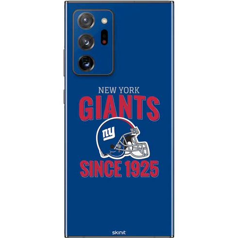 NFL New York Giants Helmet Galaxy Note20 Ultra 5G Skin