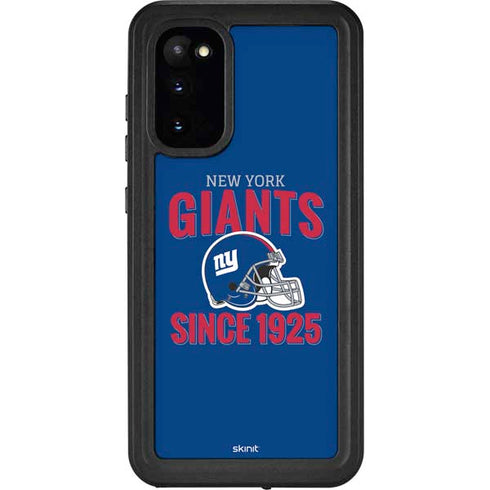 NFL New York Giants Helmet Galaxy S20 Waterproof Case