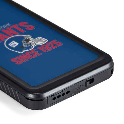 NFL New York Giants Helmet Galaxy S24 Plus Waterproof Case