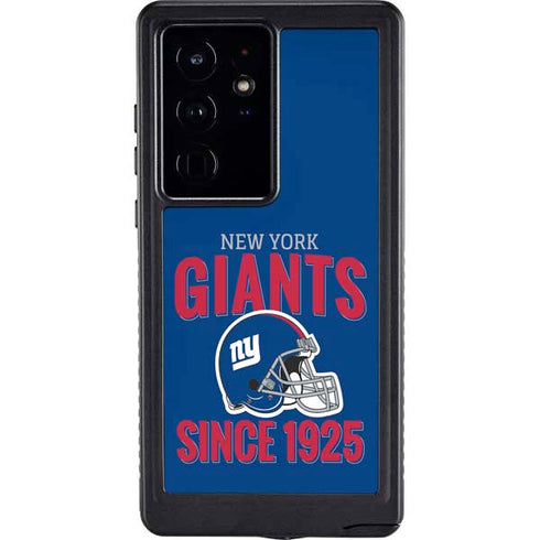 NFL New York Giants Helmet Galaxy S24 Ultra Waterproof Case