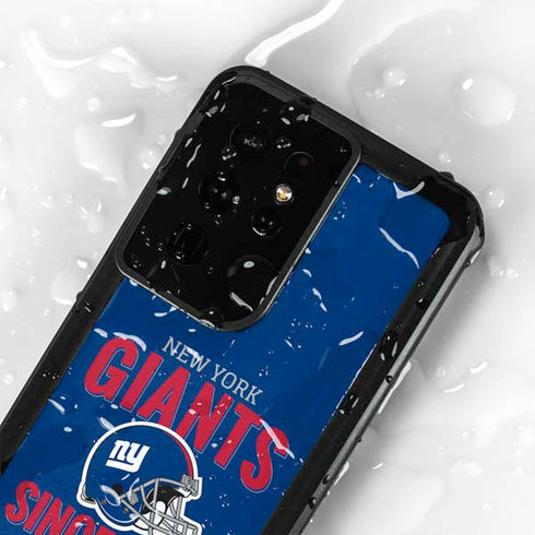 NFL New York Giants Helmet Galaxy S24 Ultra Waterproof Case