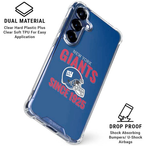 NFL New York Giants Helmet Galaxy S25 Clear Case