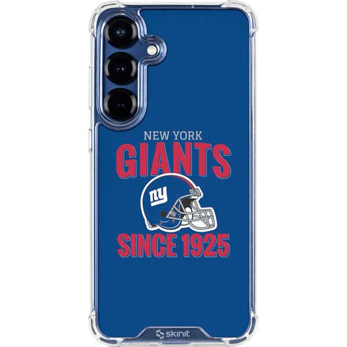 NFL New York Giants Helmet Galaxy S25 Plus Clear Case