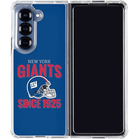 NFL New York Giants Helmet Galaxy Z Fold6 Clear Case