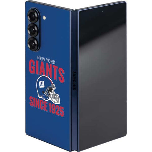 NFL New York Giants Helmet Galaxy Z Fold6 Skin