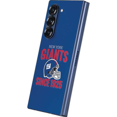 NFL New York Giants Helmet Galaxy Z Fold6 Skin