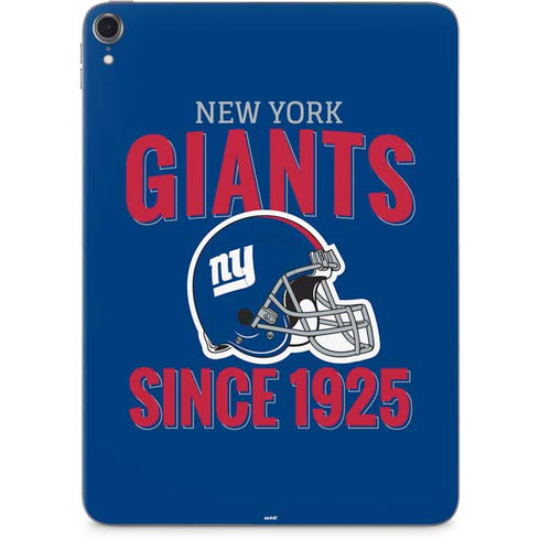 NFL New York Giants Helmet Apple iPad Pro Skin
