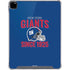 NFL New York Giants Helmet iPad Pro 12.9in (2020) Clear Case