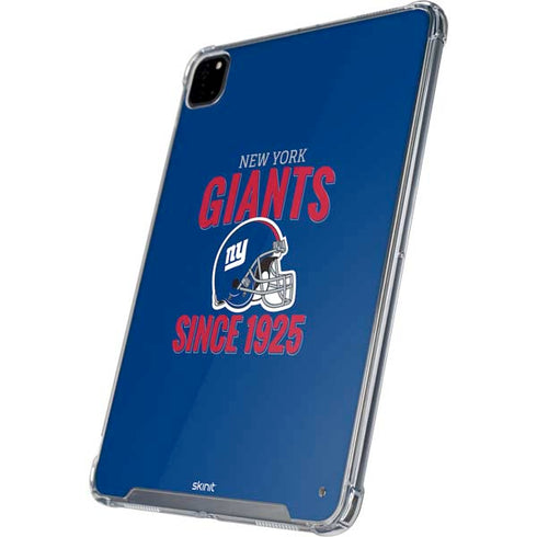 NFL New York Giants Helmet iPad Pro 12.9in (2020) Clear Case