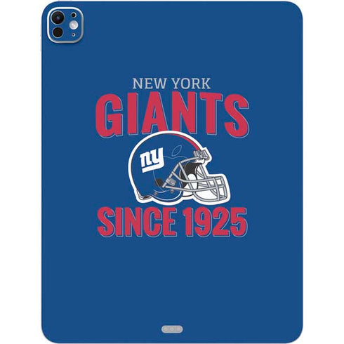 NFL New York Giants Helmet iPad Pro 13in M4 (2024) Skin