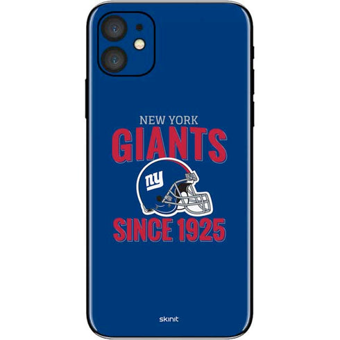 NFL New York Giants Helmet iPhone 11 Skin