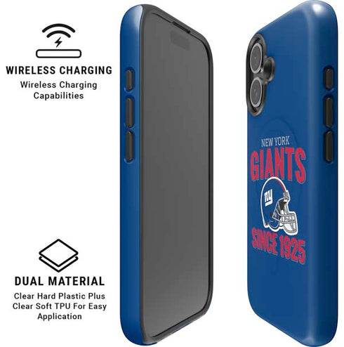 NFL New York Giants Helmet iPhone 16 Magsafe Impact Case