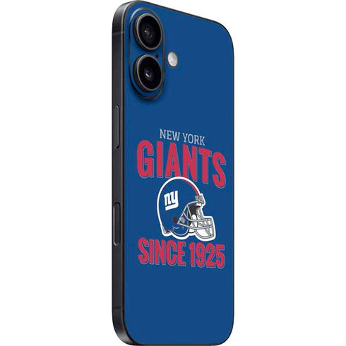 NFL New York Giants Helmet iPhone 16 Plus Skin