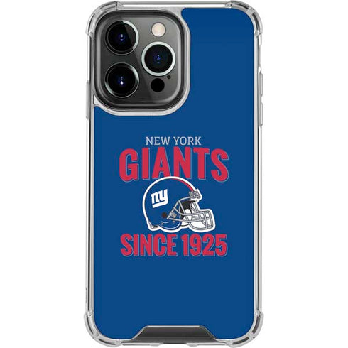 NFL New York Giants Helmet iPhone 16 Pro Max Clear Case