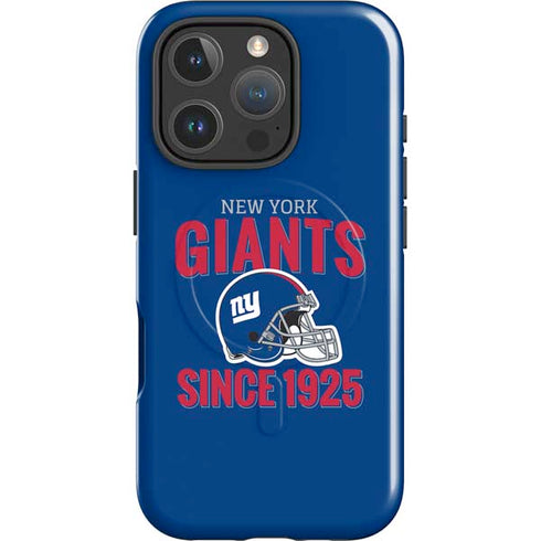 NFL New York Giants Helmet iPhone 16 Pro Max Magsafe Impact Case