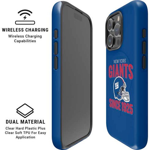 NFL New York Giants Helmet iPhone 16 Pro Max Magsafe Impact Case