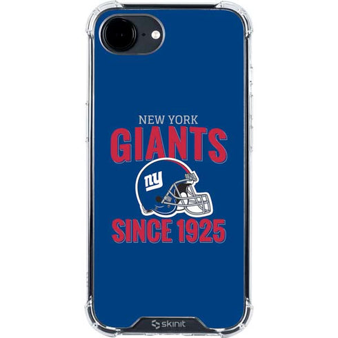 NFL New York Giants Helmet iPhone 16e Clear Case