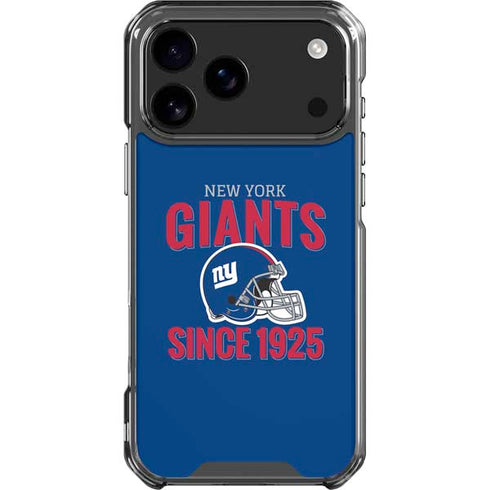 NFL New York Giants Helmet iPhone 18 Pro Max Clear Case