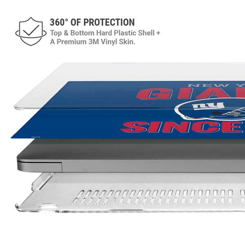 NFL New York Giants Helmet MacBook Cases