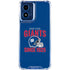 NFL New York Giants Helmet Moto G 5G (2024) Clear Case