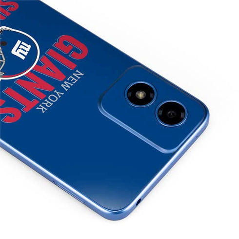 NFL New York Giants Helmet Moto G Play 4G (2024) Skin